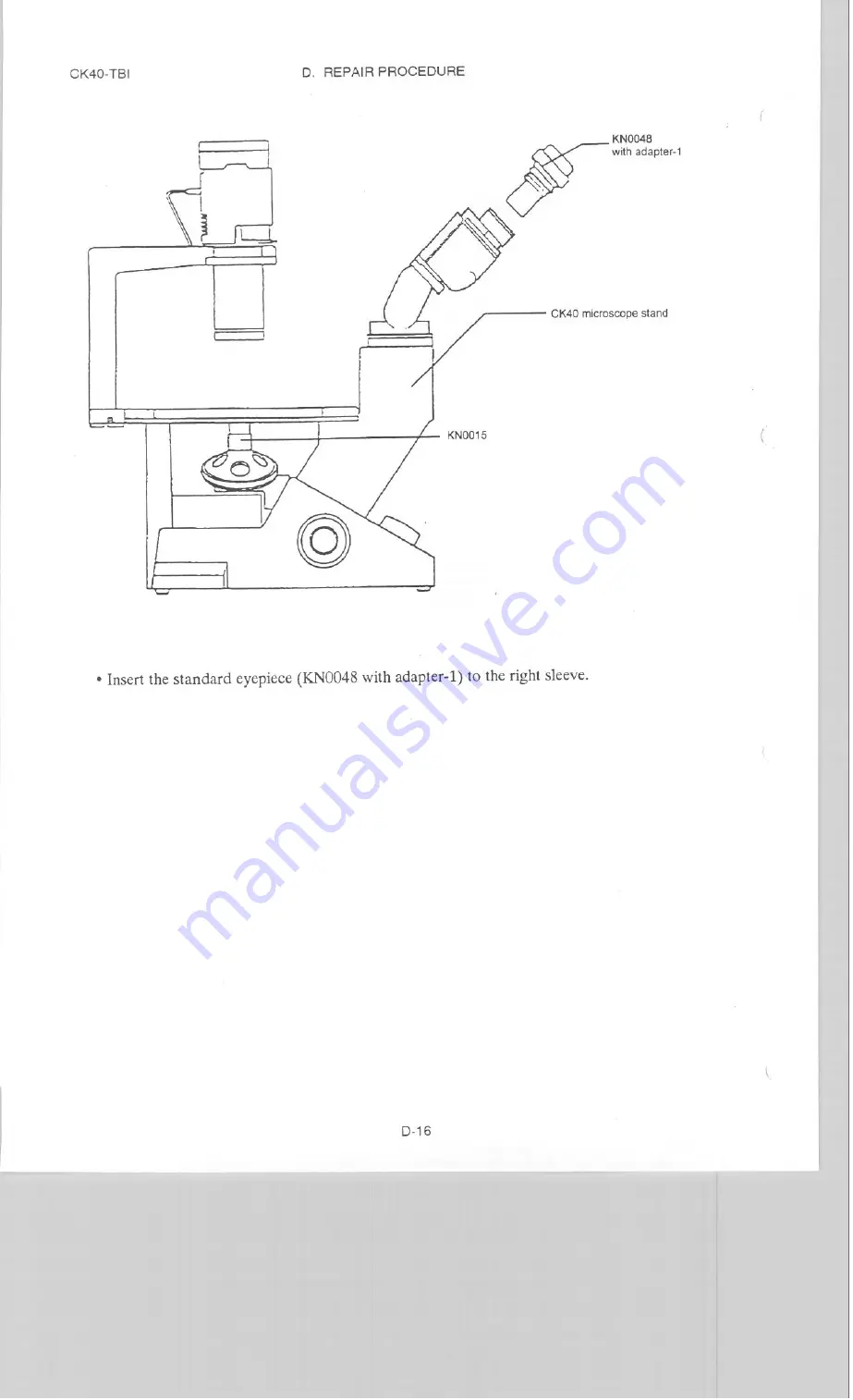 Olympus CK40-TBI Скачать руководство пользователя страница 26