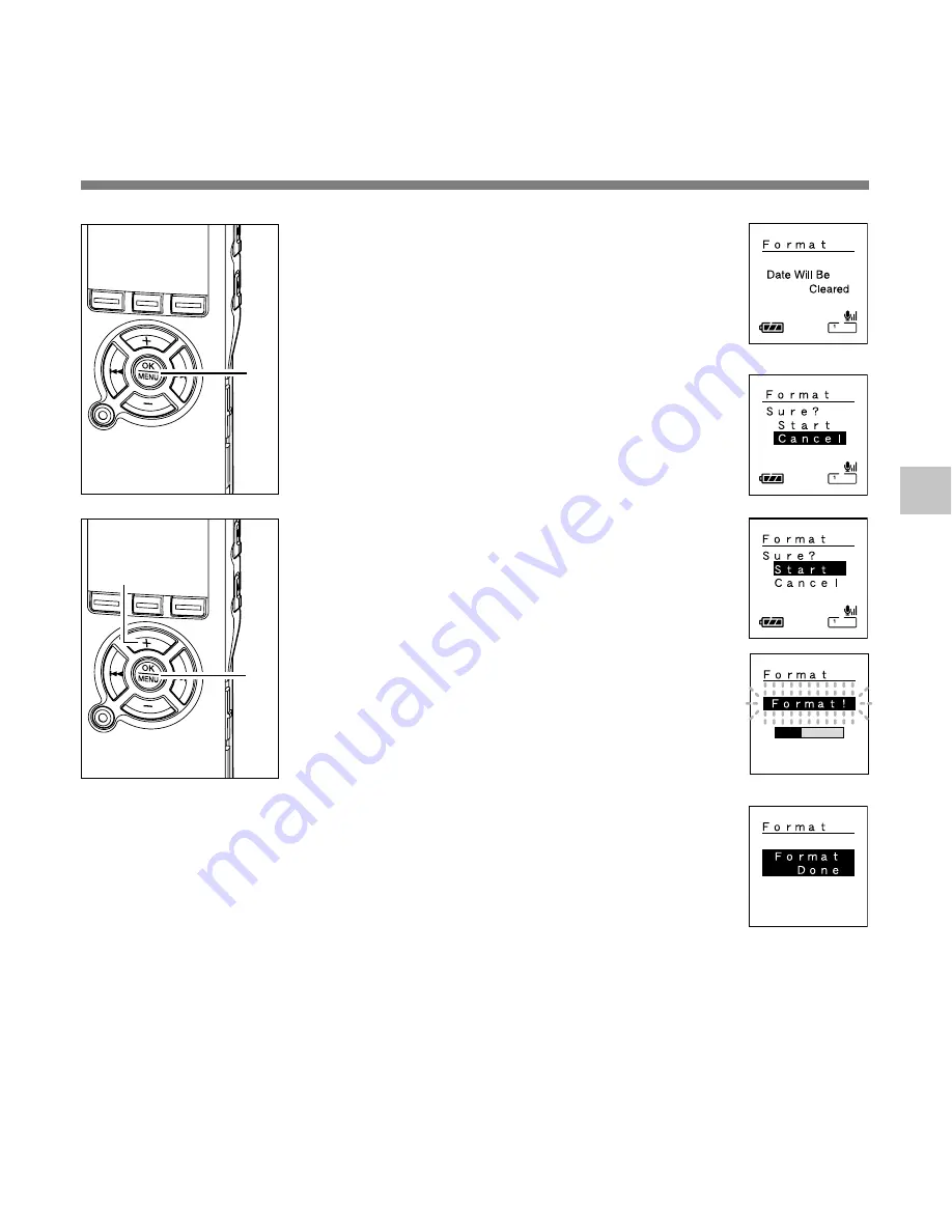 Olympus DS 30 Online Instructions Manual Download Page 75