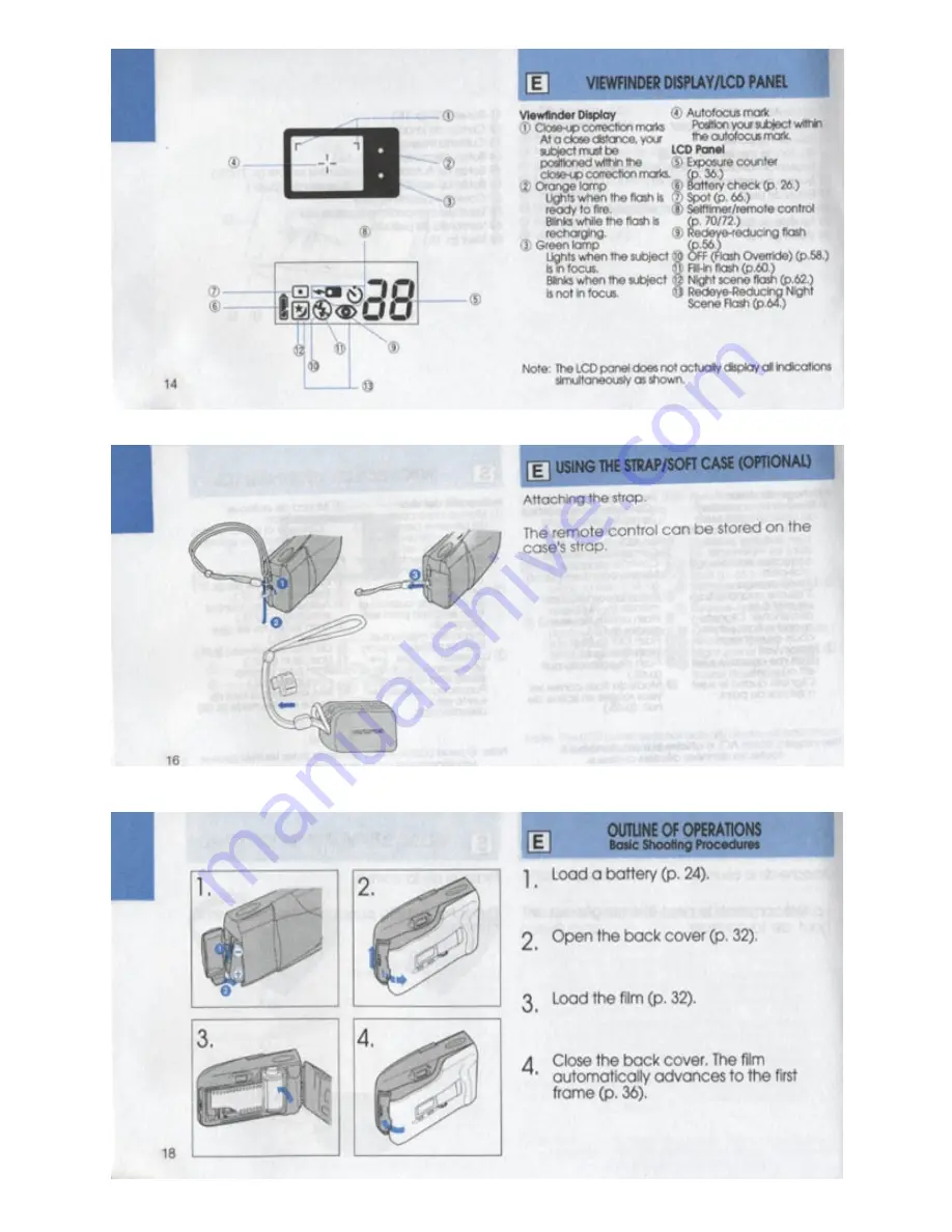 Olympus Epic - Stylus - Camera User Manual Download Page 3