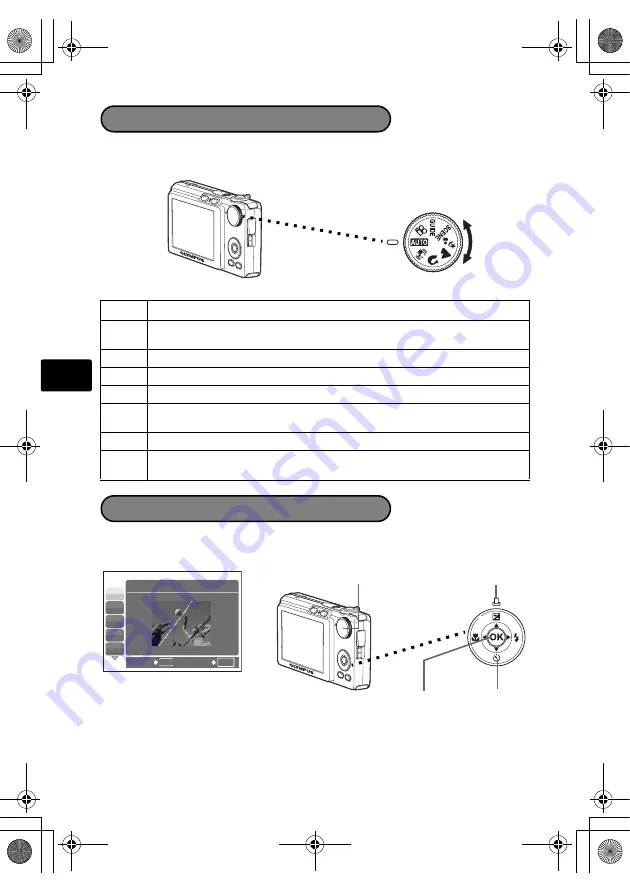 Olympus FE220 - 7.1 MP Digital Camera Basic Manual Download Page 64