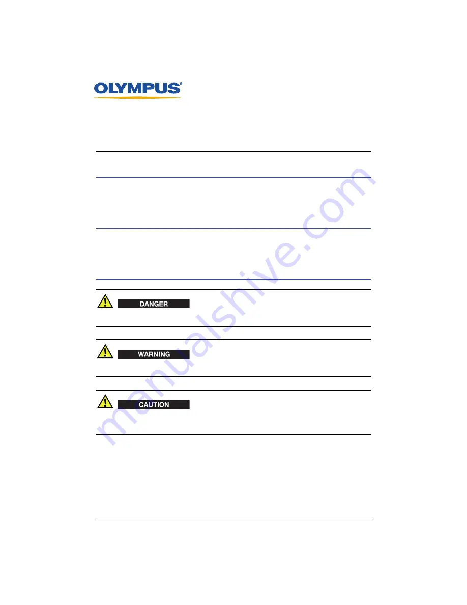 Olympus Focus PX Getting Started Manual Download Page 1