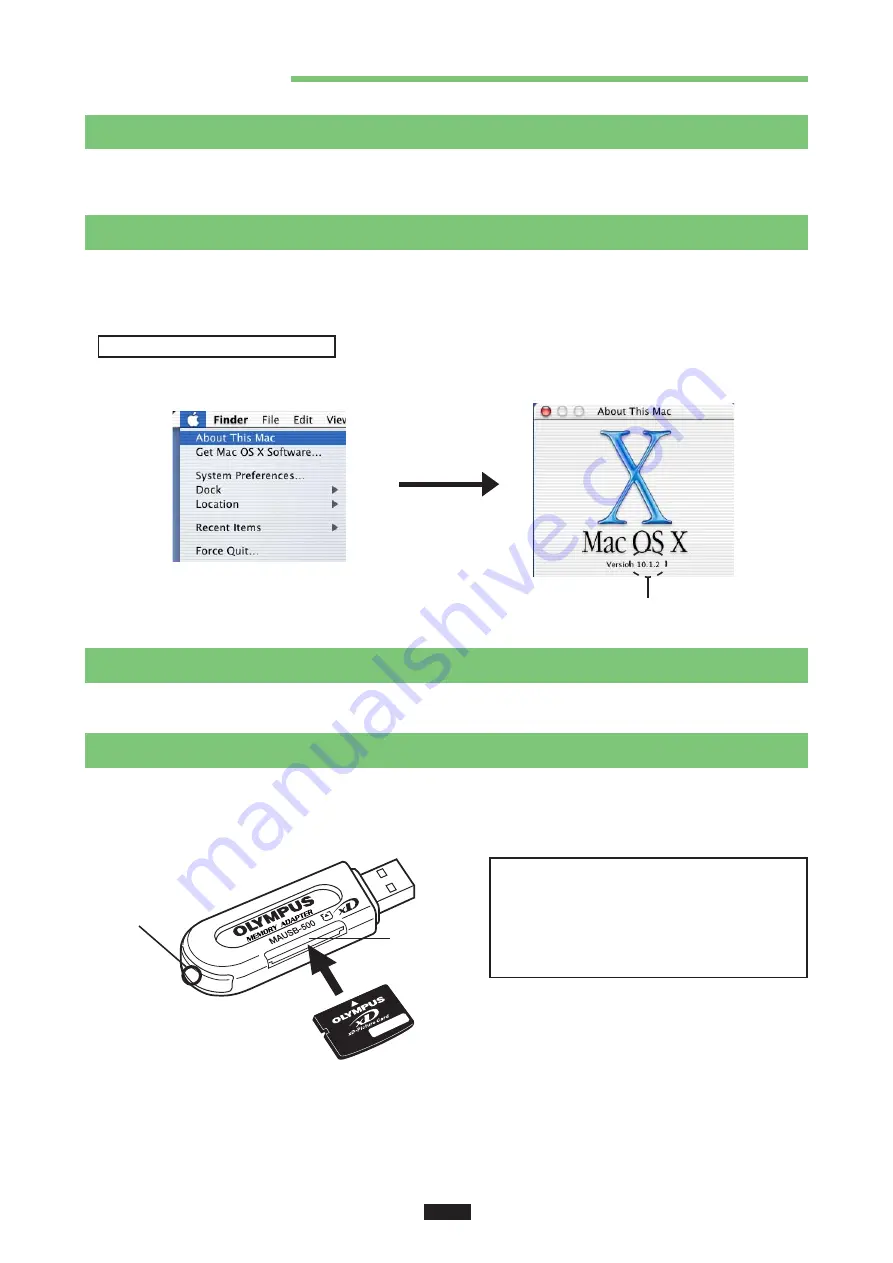 Olympus MAUSB-500 Reference Manual Download Page 17