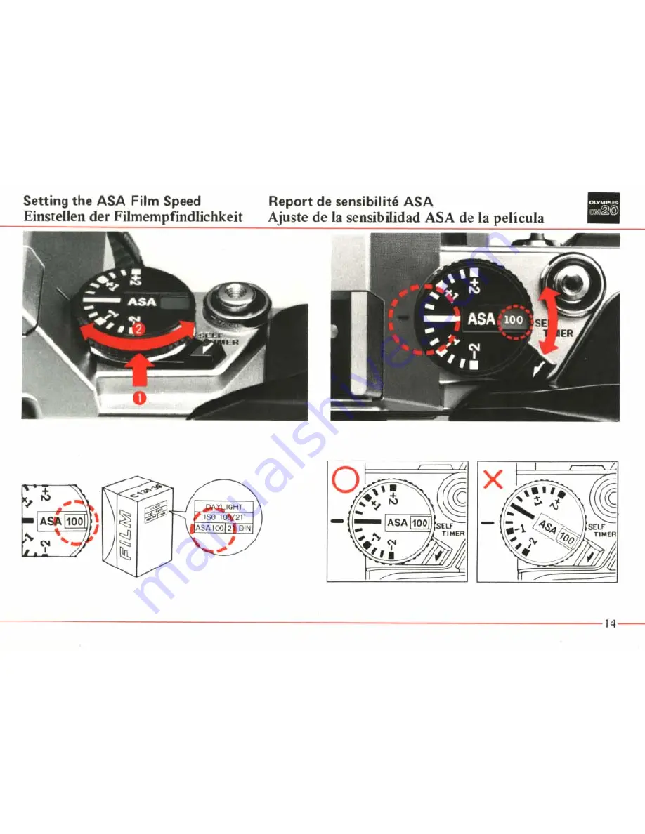 Olympus OM20 Instructions Manual Download Page 15