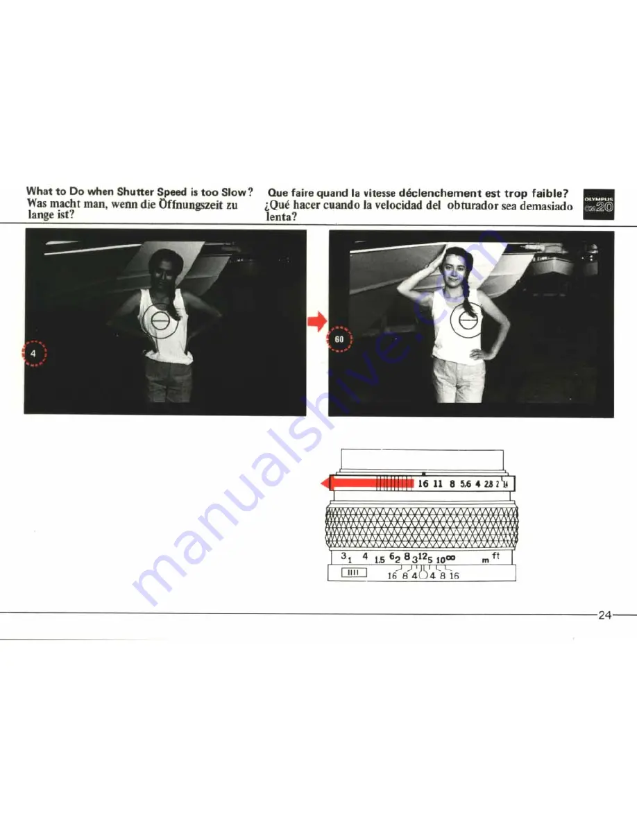 Olympus OM20 Instructions Manual Download Page 25