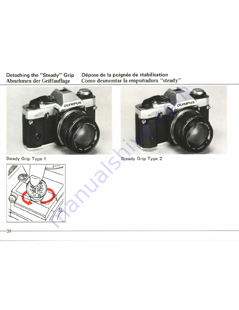 Olympus OM20 Instructions Manual Download Page 40