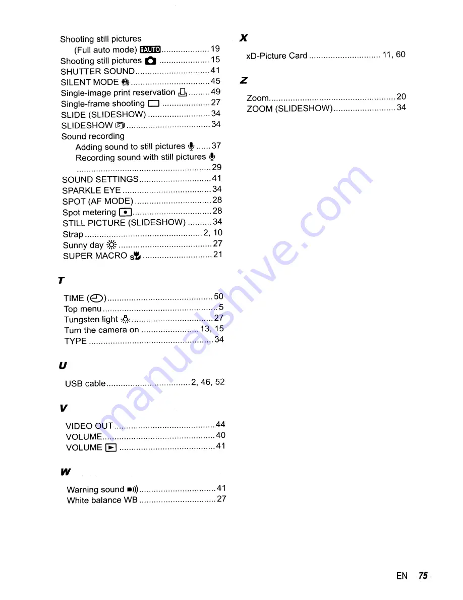 Olympus STYLUS-p-9000 Instruction Manual Download Page 75