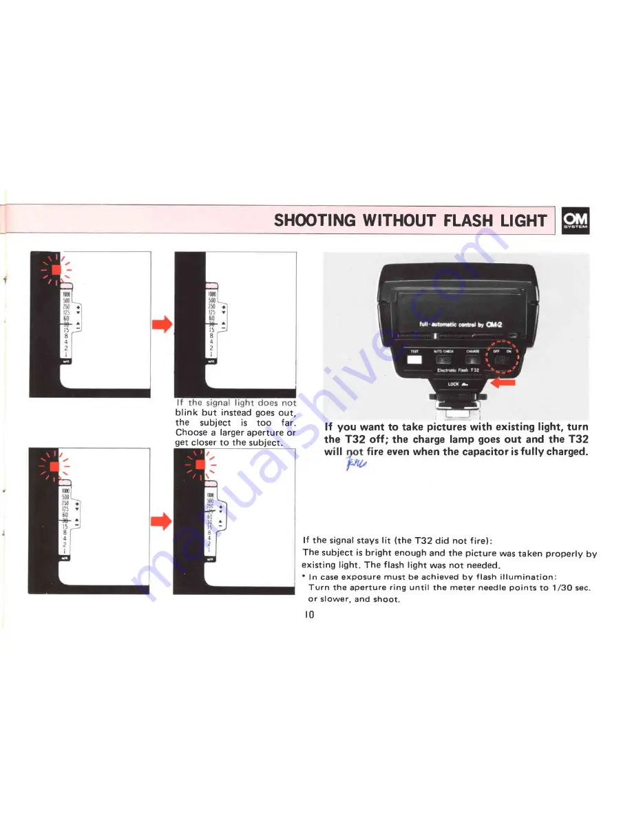 Olympus T32 Operating Instructions Manual Download Page 12