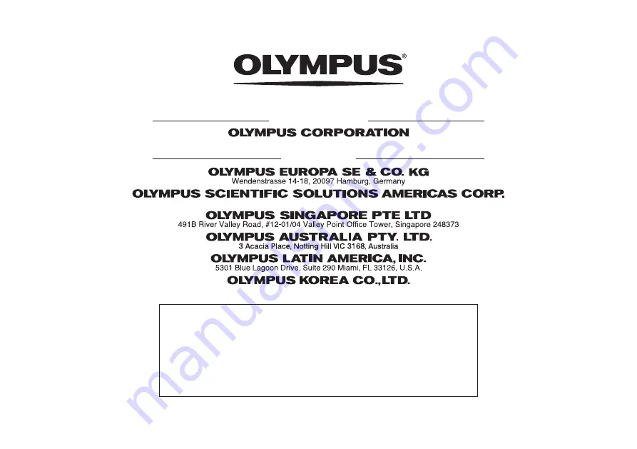 Olympus U-FWT Instructions Manual Download Page 12