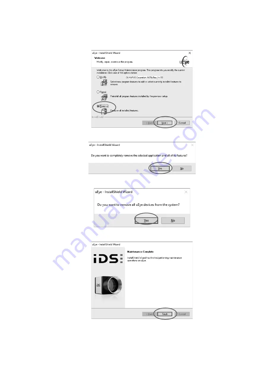 Olympus USPM-RU-W Series Operation Manual Download Page 158