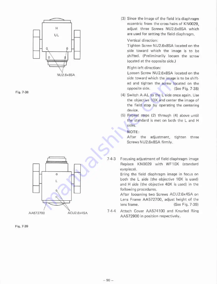 Olympus VANOX Скачать руководство пользователя страница 93