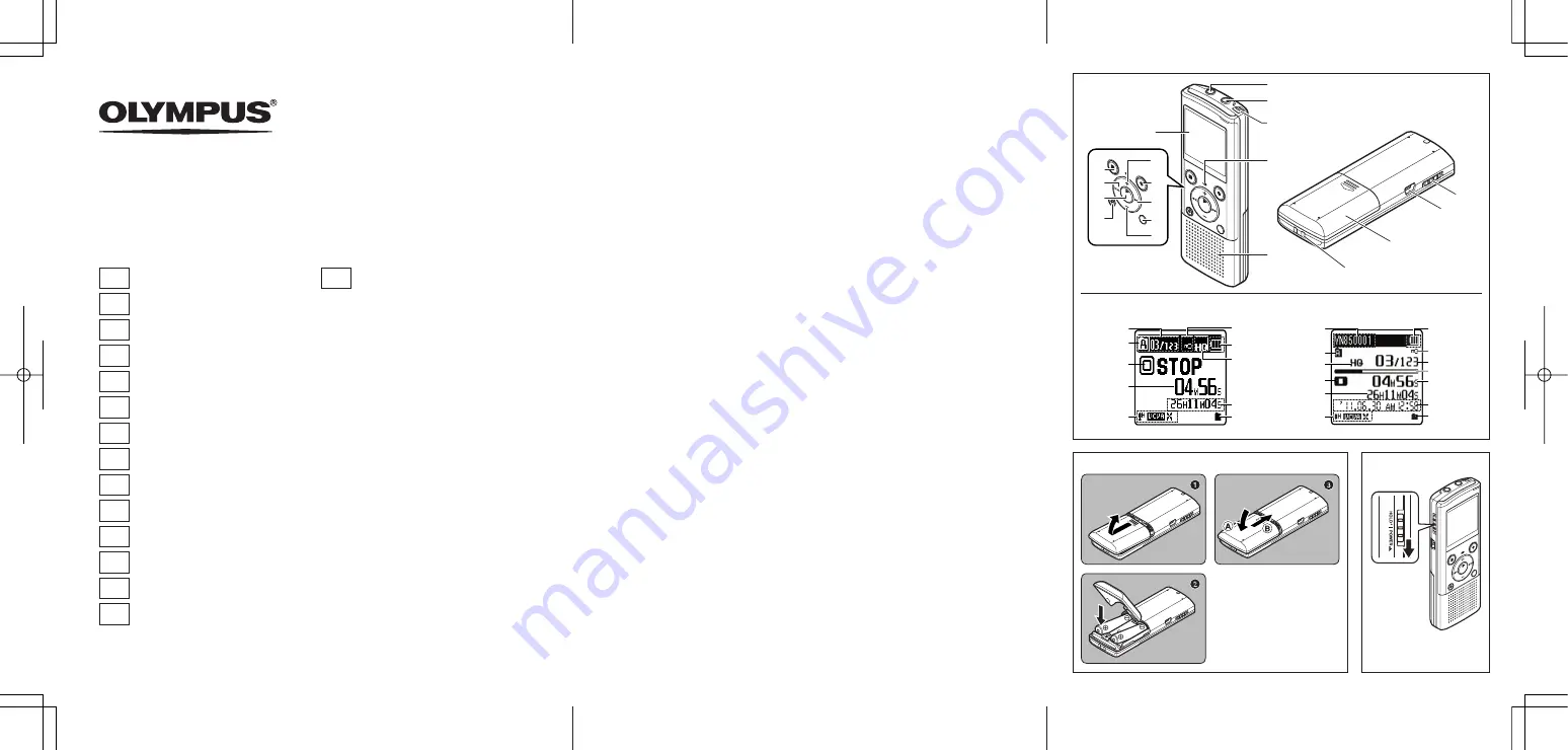 Olympus VN-850PC Скачать руководство пользователя страница 1