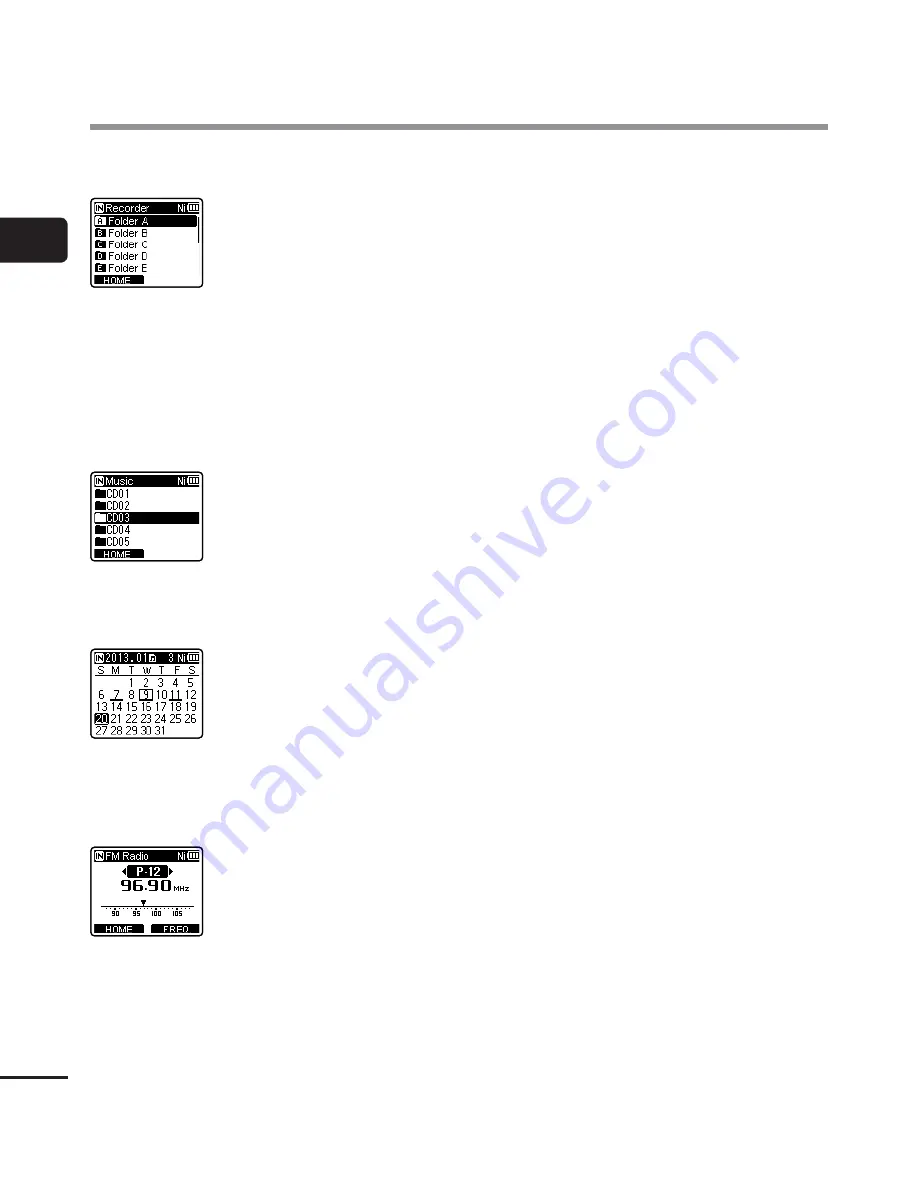 Olympus WS-833 User Manual Download Page 22