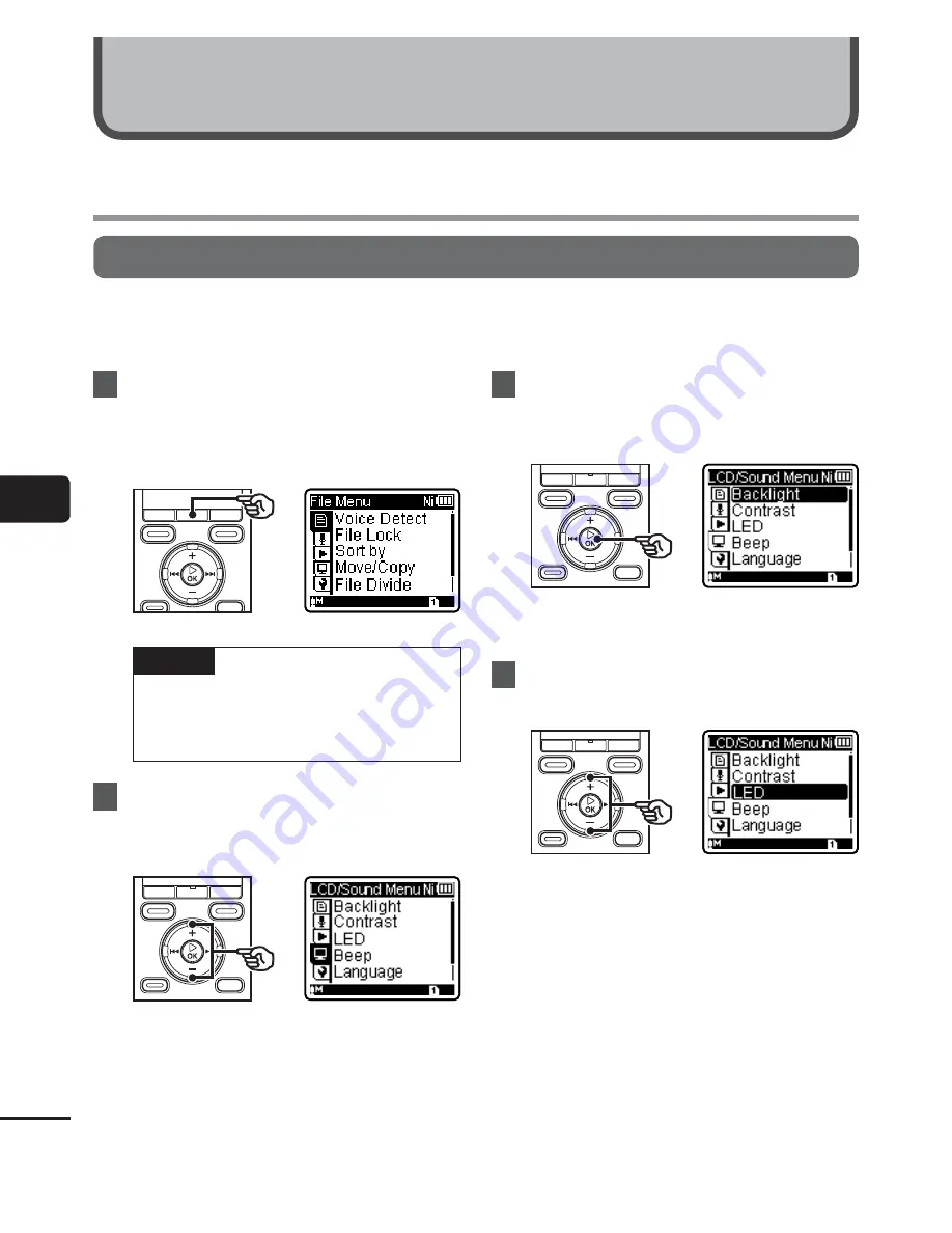 Olympus WS-833 User Manual Download Page 58