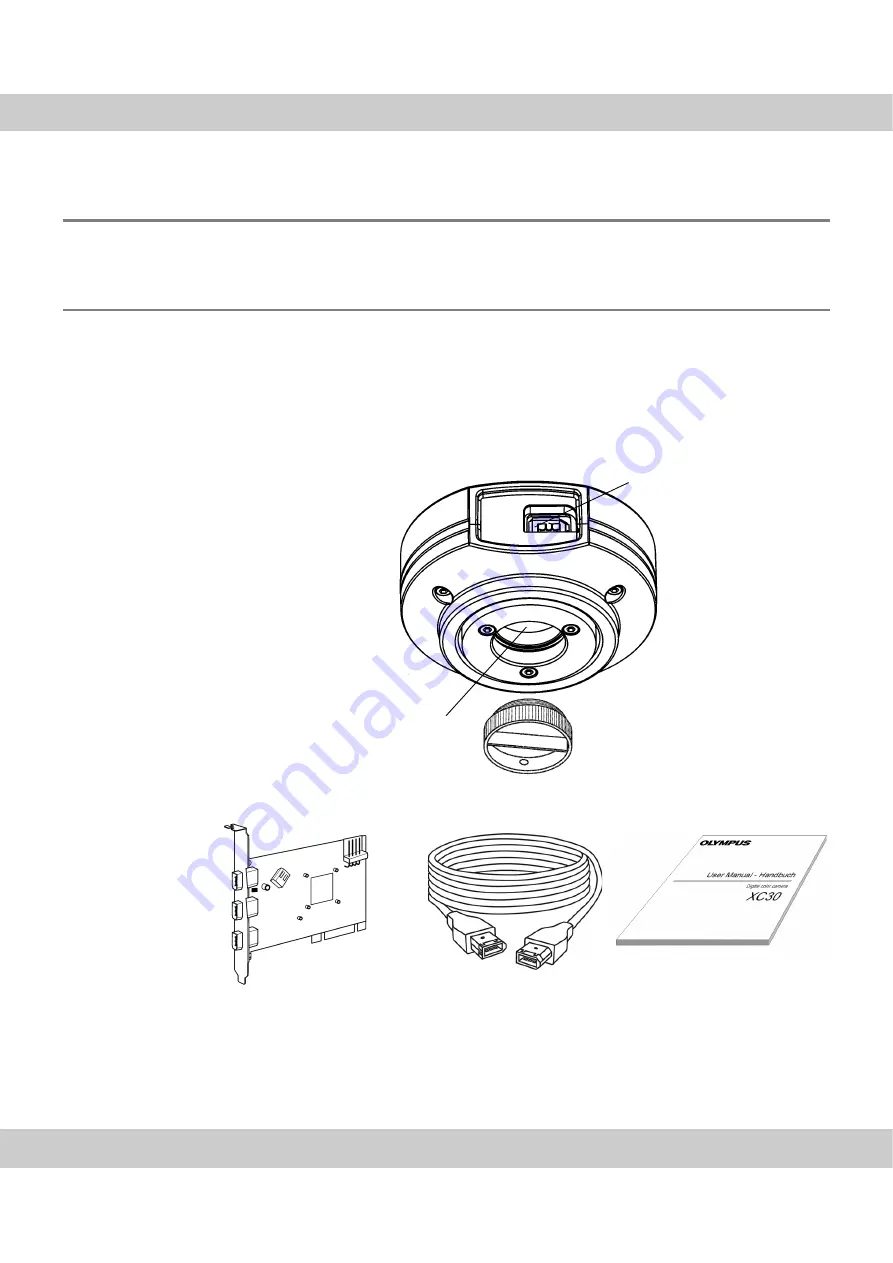 Olympus XC30 Installation Manual Download Page 4