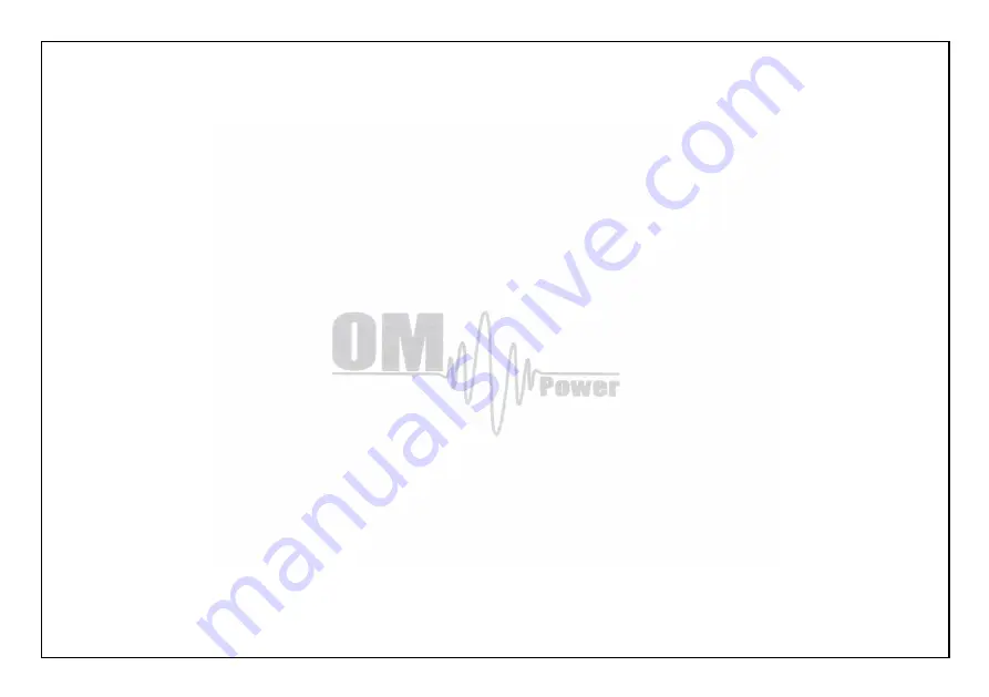 OM POWER OM2002+ User Manual Download Page 8