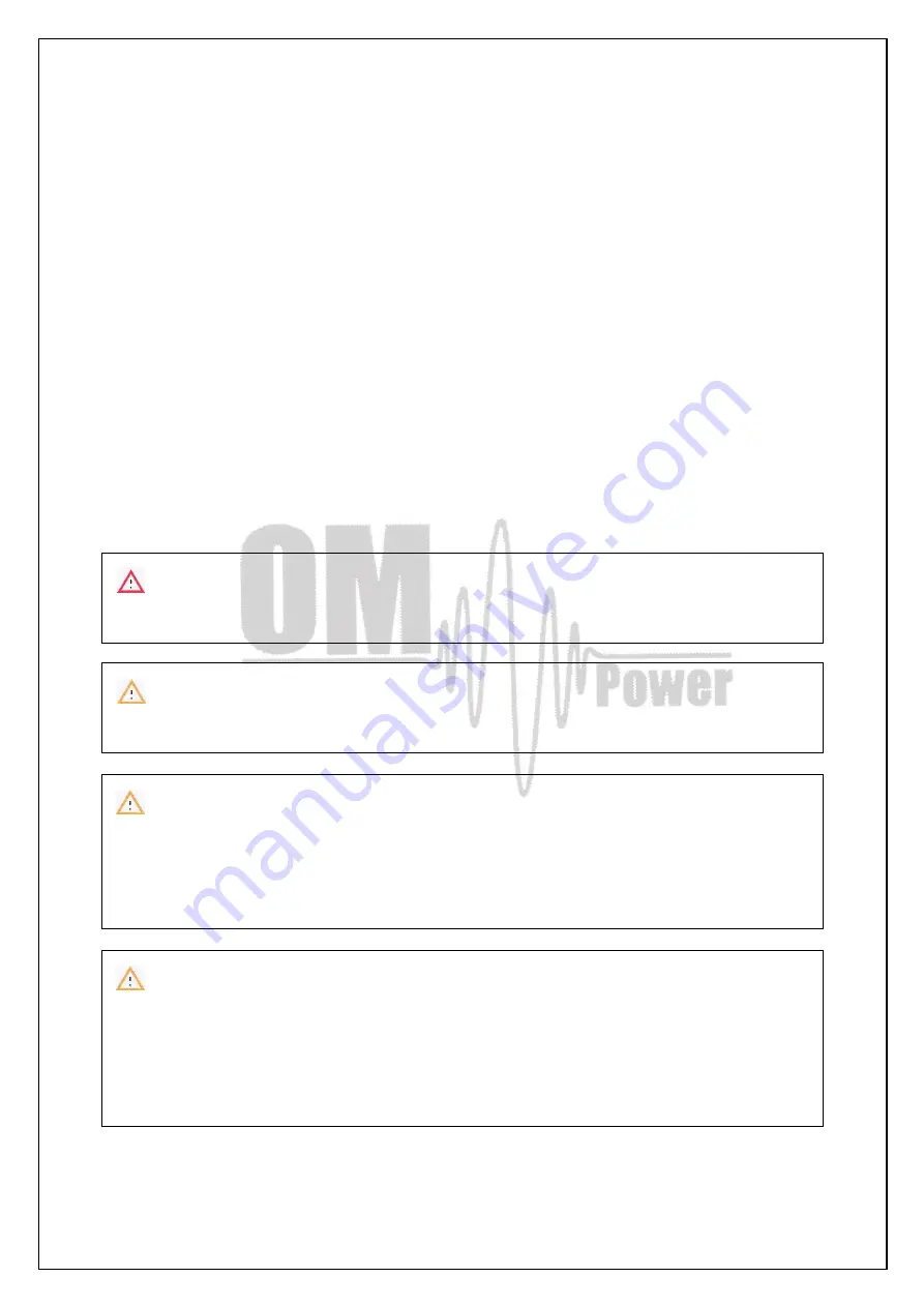 OM POWER OM2200HF Manual Download Page 12