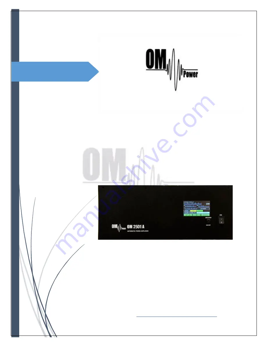 OM POWER OM2501A Manual Download Page 1