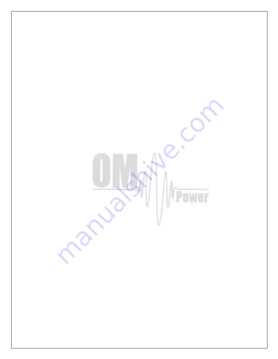 OM POWER OM2501A Manual Download Page 4