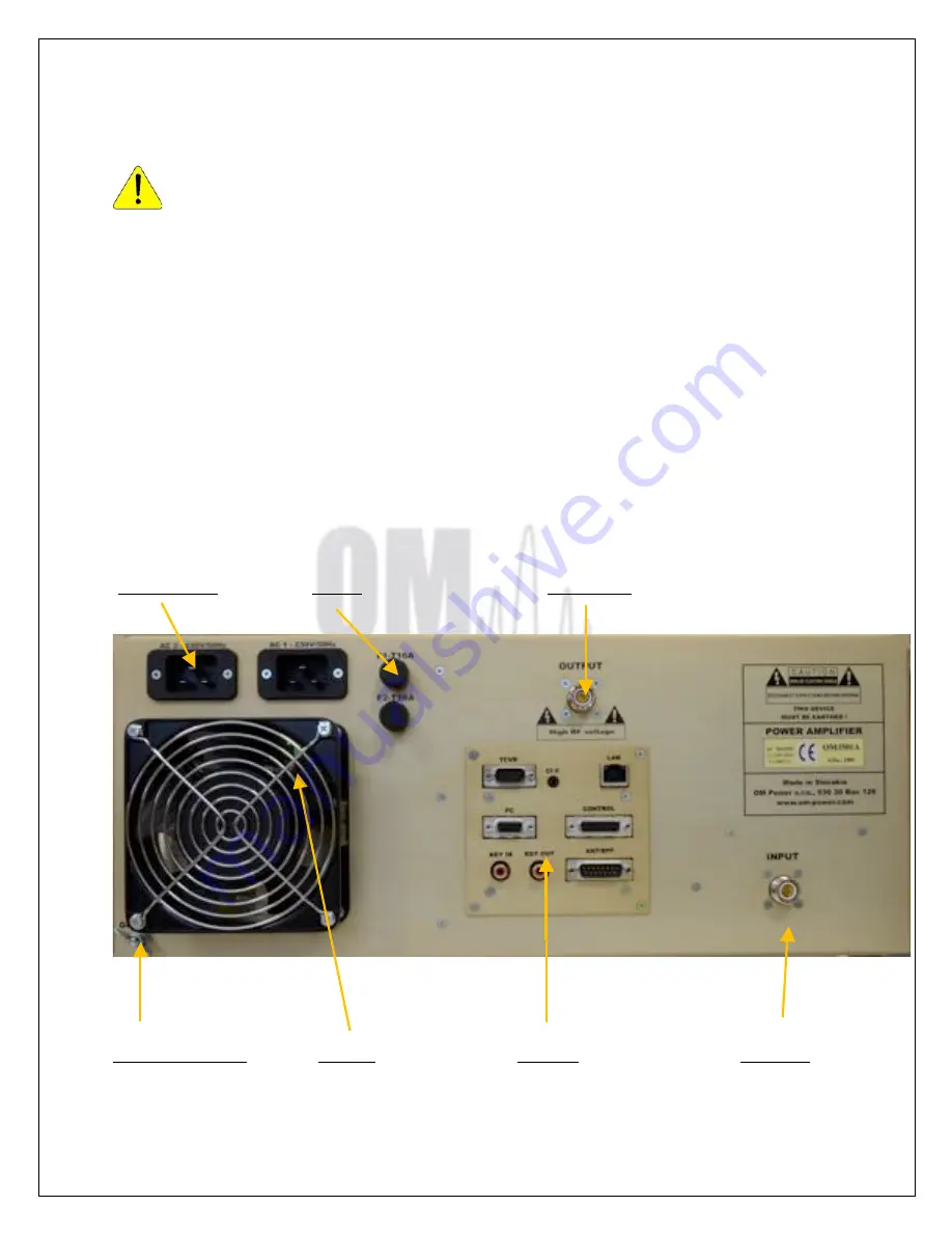 OM POWER OM2501A Скачать руководство пользователя страница 10