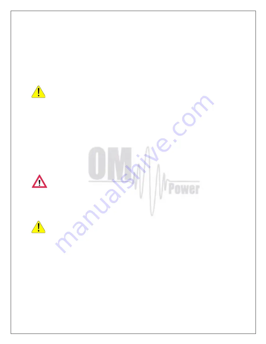 OM POWER OM2501A Скачать руководство пользователя страница 11