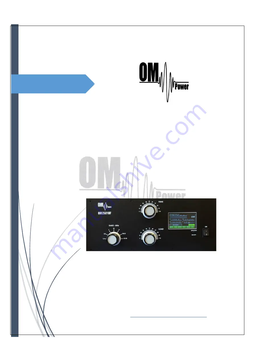 OM POWER OM2501HF Manual Download Page 1