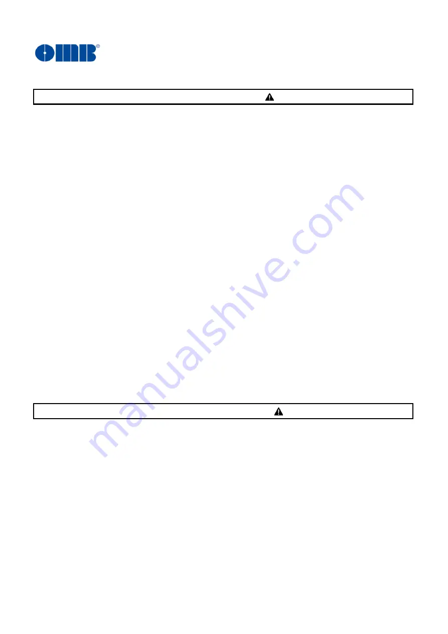 OMB API 602 Installation, Operation And Maintenance Manual Download Page 5