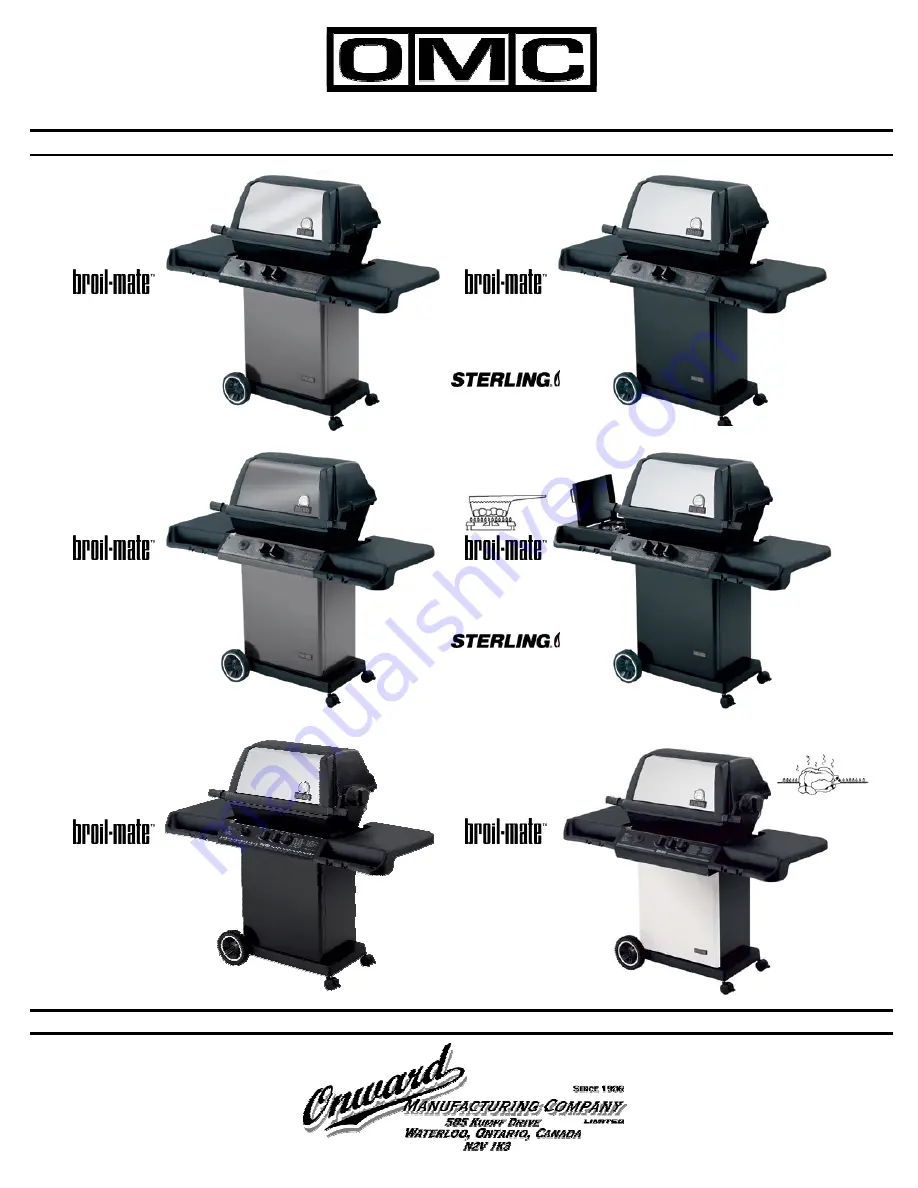 OMC broil-mate 4850-4 Скачать руководство пользователя страница 1