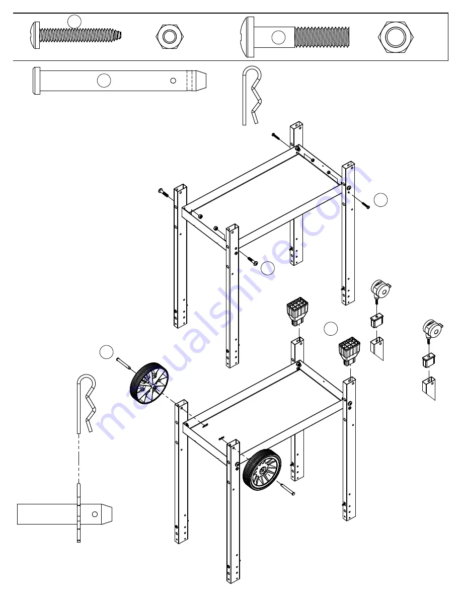 OMC Sterling 1854-4 Assembly Manual And Parts List Download Page 3