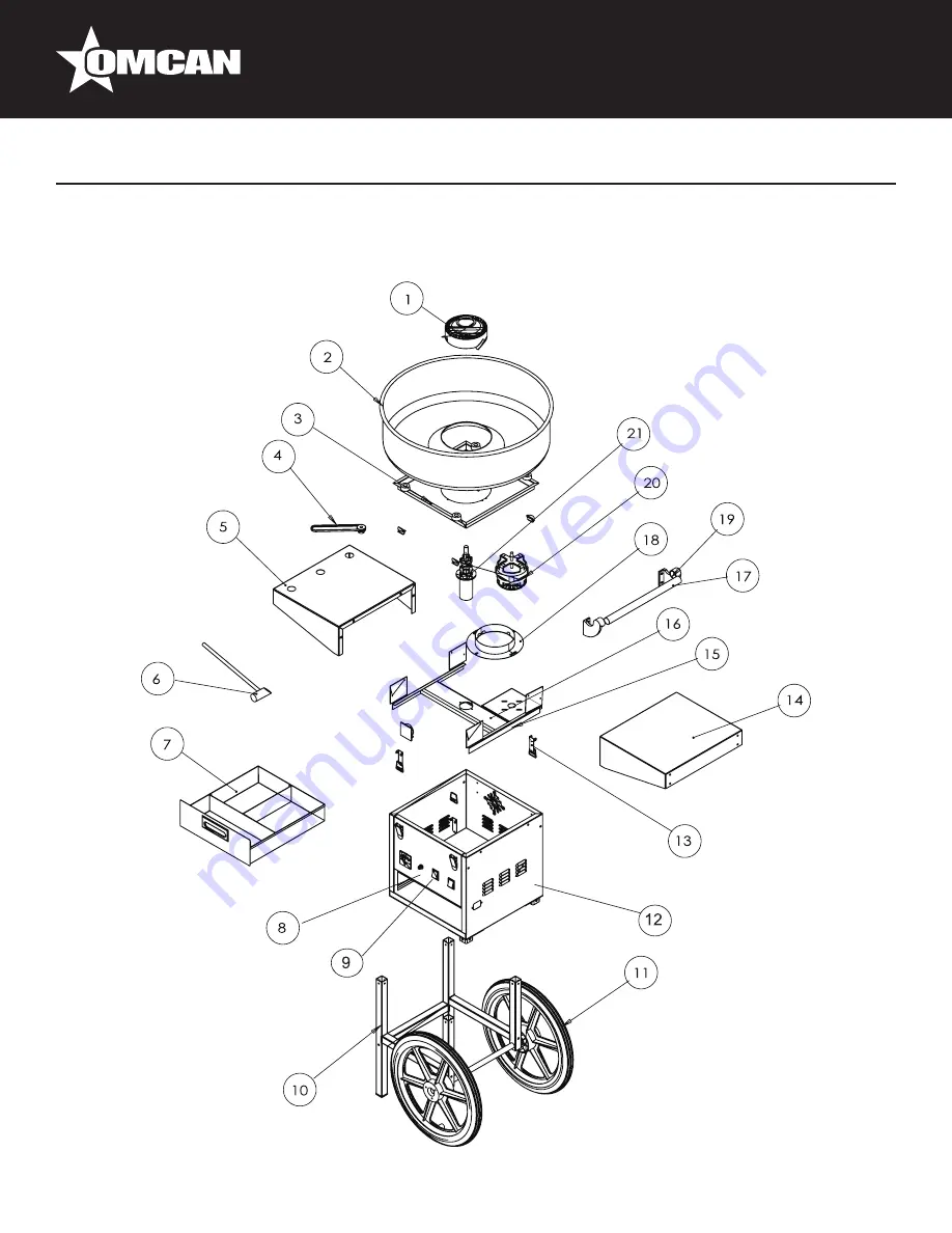 Omcan 40383 Скачать руководство пользователя страница 9