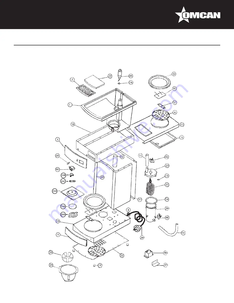 Omcan 44313 Instruction Manual Download Page 10