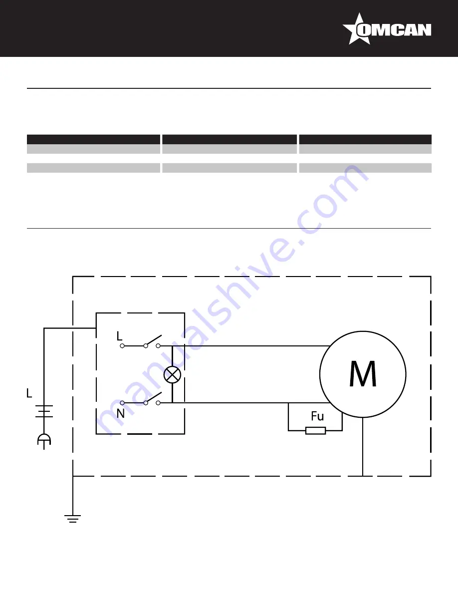 Omcan 47081 Instruction Manual Download Page 8