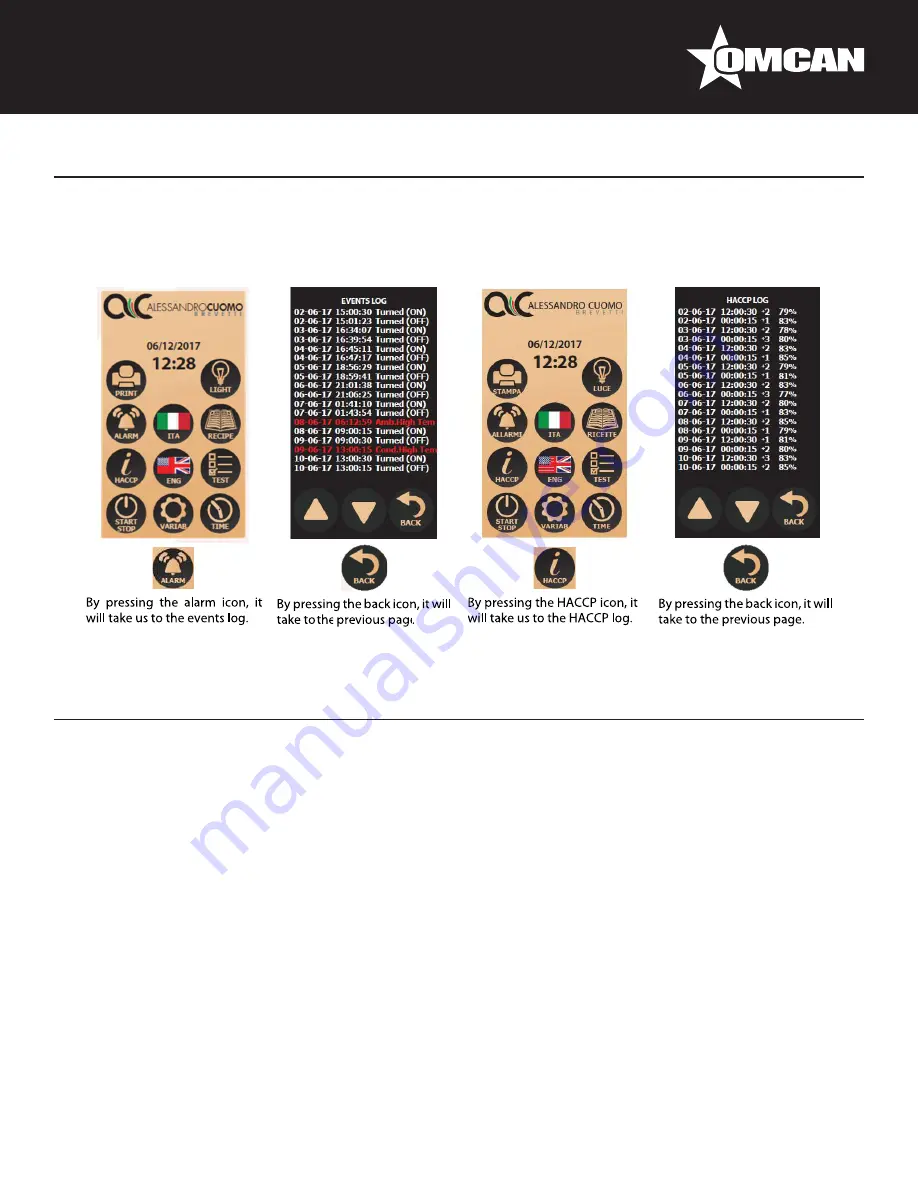 Omcan 47350 Instruction Manual Download Page 12