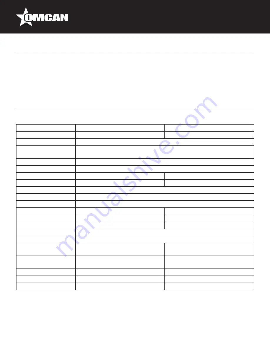 Omcan 59042 Instruction Manual Download Page 7