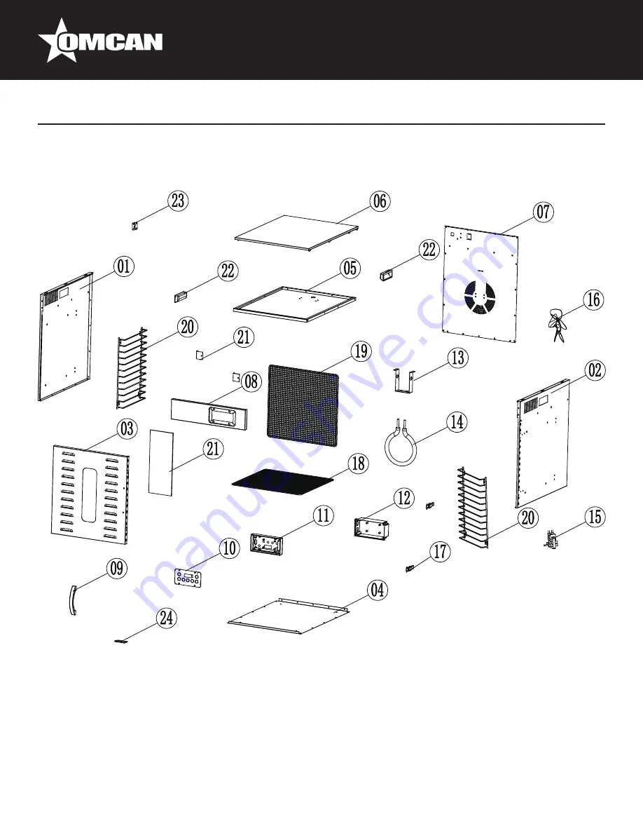 Omcan CE-CN-0012-E Instruction Manual Download Page 9