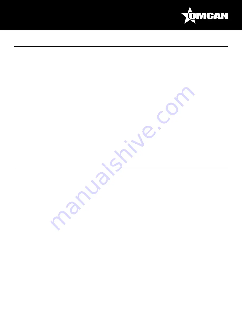 Omcan CE-CN-0025-CTN Instruction Manual Download Page 10