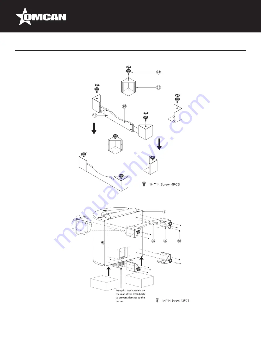 Omcan CE-CN-0082T-WG Скачать руководство пользователя страница 9