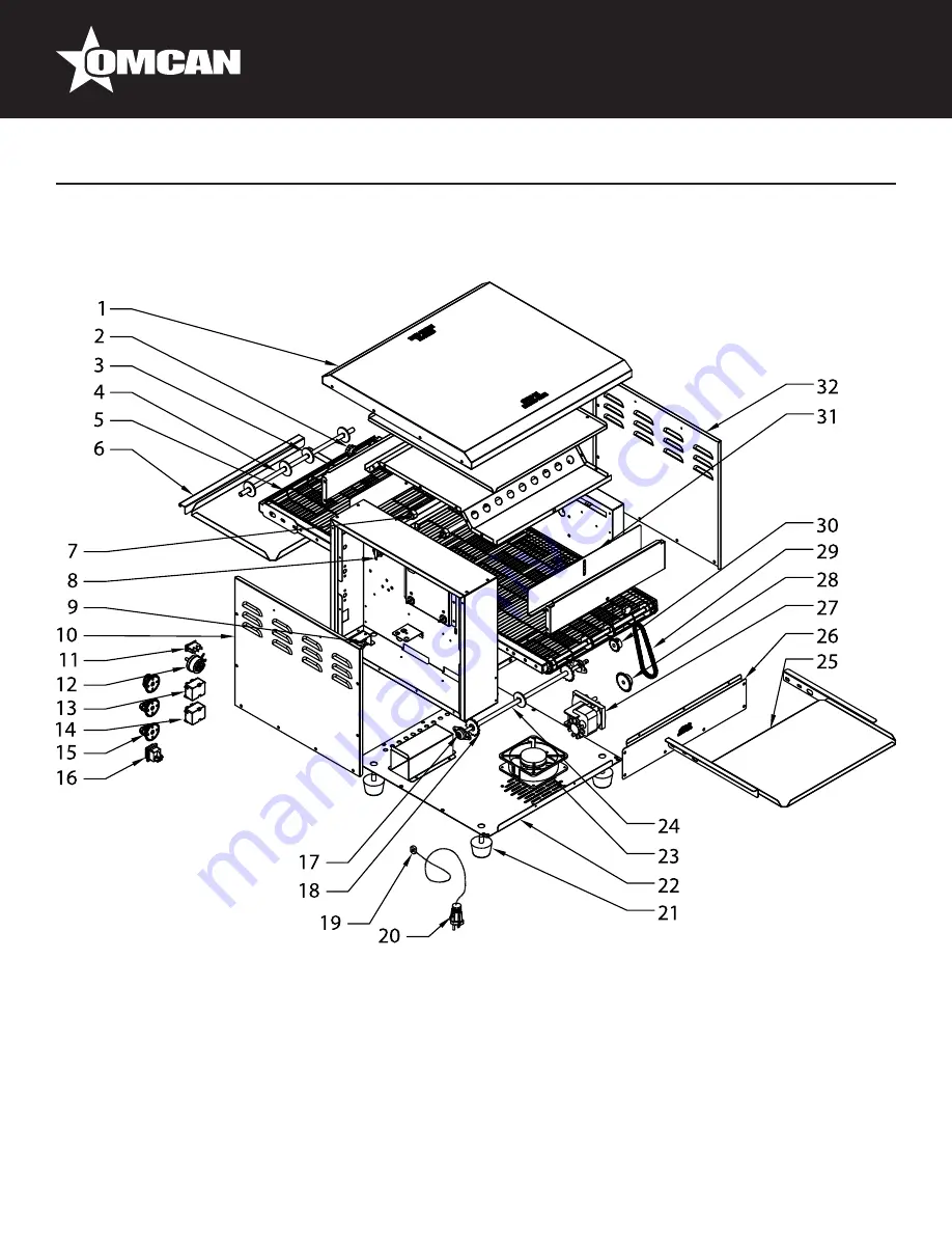 Omcan CE-CN-0356 Instruction Manual Download Page 11