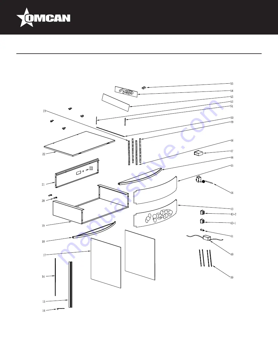 Omcan DW-CN-0097-SF Instruction Manual Download Page 9