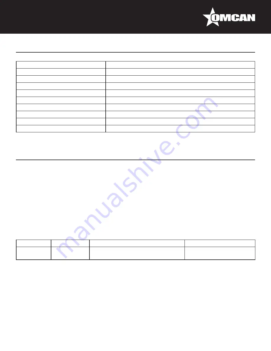 Omcan IC-CN-1450 Instruction Manual Download Page 6