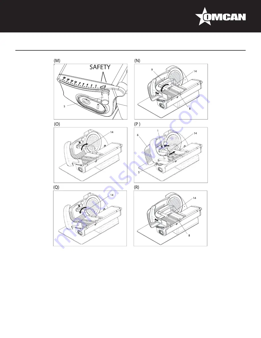 Omcan MS-IN-0250H-R Instruction Manual Download Page 14