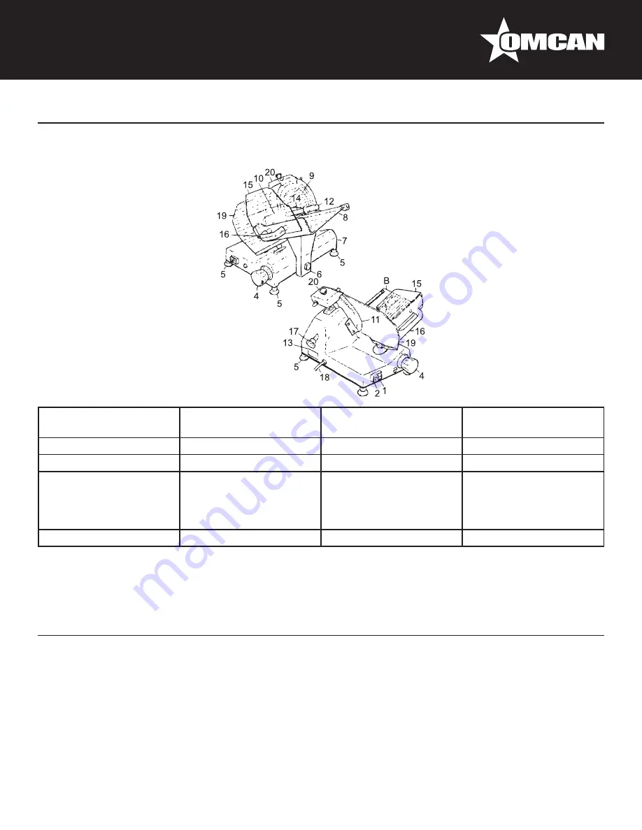 Omcan MS-IT-0220-B Скачать руководство пользователя страница 8