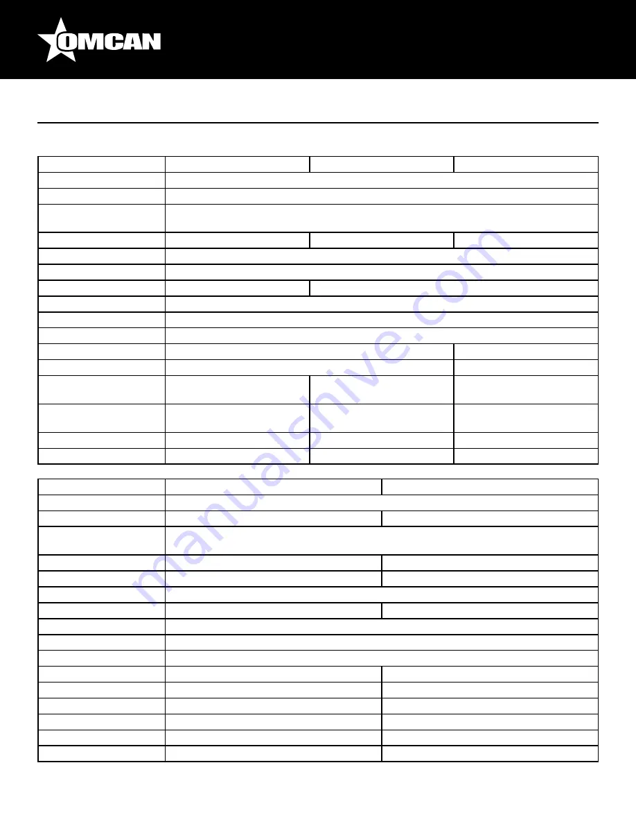 Omcan RE-CN-0045-HC-BK Instruction Manual Download Page 9