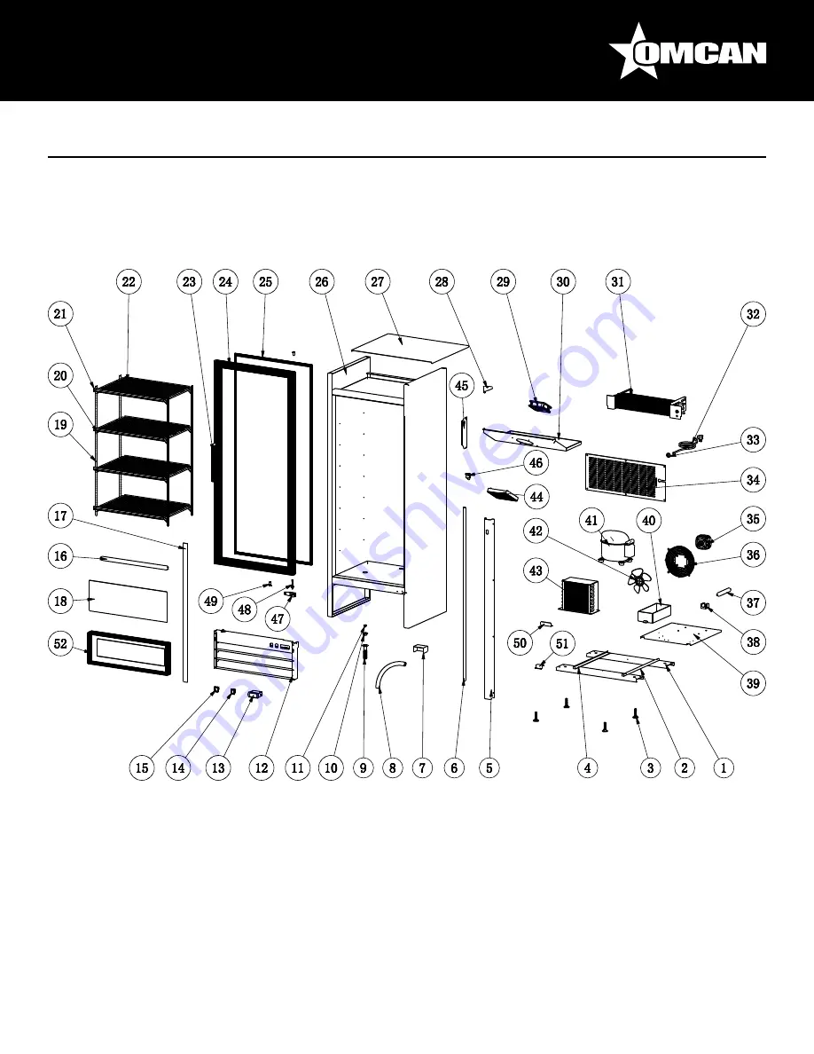 Omcan RE-CN-0045-HC-BK Instruction Manual Download Page 26