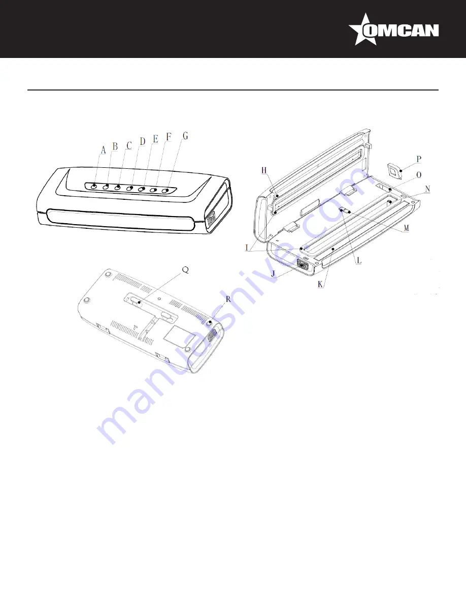 Omcan VP-CN-5100 Instruction Manual Download Page 8