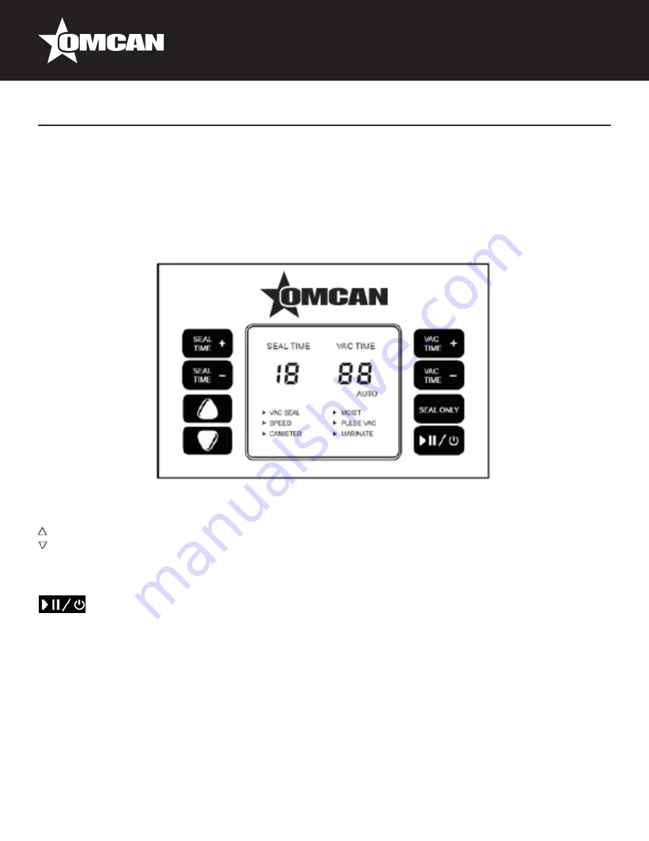 Omcan VP-CN-9200 Скачать руководство пользователя страница 7