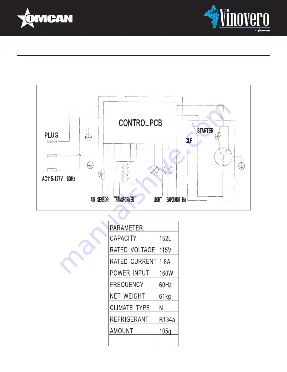 Omcan WC-CN-0045-D Instruction Manual Download Page 21