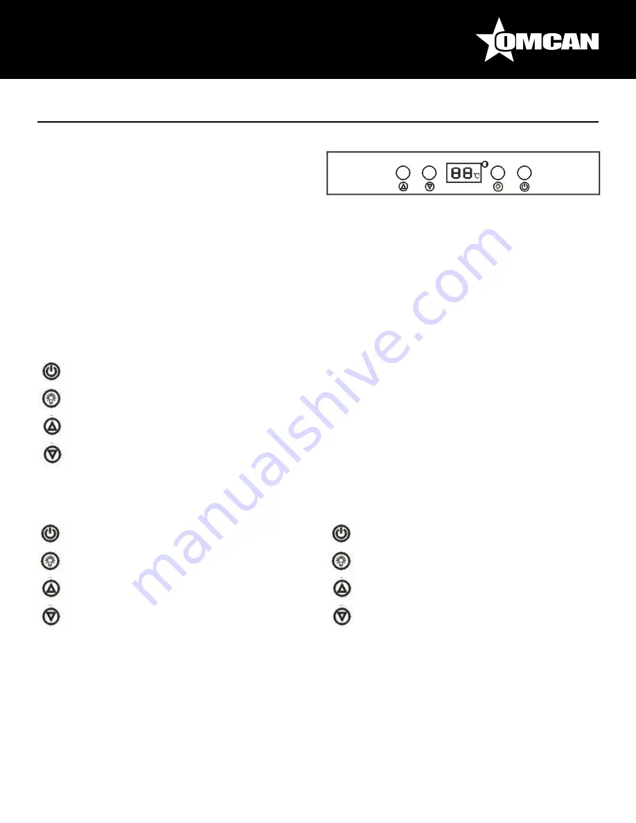 Omcan WC-CN-0181-DB Instruction Manual Download Page 10