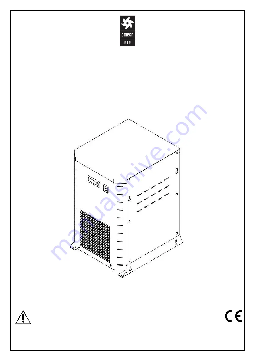 OMEGA AIR RDP Series Скачать руководство пользователя страница 1