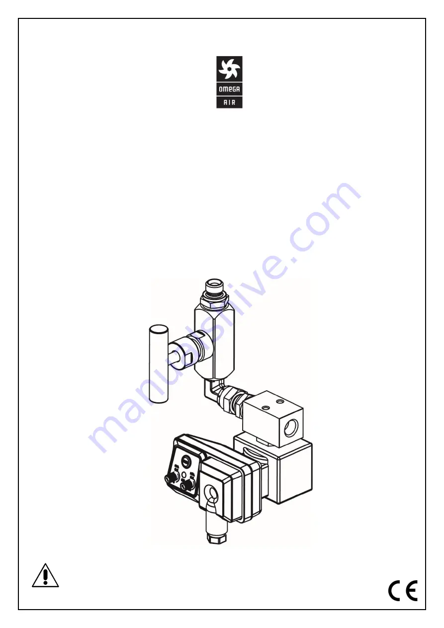 OMEGA AIR TD 420M Installation And Operating Manual Download Page 1