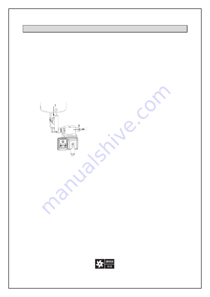 OMEGA AIR TD 420M Installation And Operating Manual Download Page 10